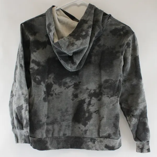 Bleached Youth Unisex Grey Tie Dye Hoodie Sweatshirt XL 18