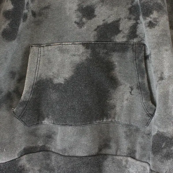 Bleached Youth Unisex Grey Tie Dye Hoodie Sweatshirt XL 18