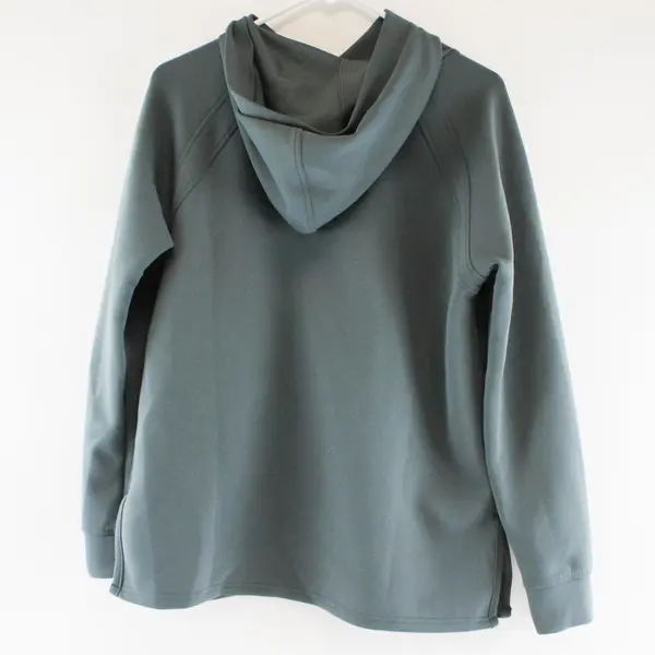 32 Degrees Heat Hoodie Mens Medium Green Fleece Pullover Kangaroo Pocket