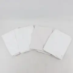 Lot of 4 White Queen Size Pillowcases