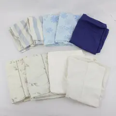 Mixed Lot of 9 Pillowcases DIY Fabric Upcycling FLAWED