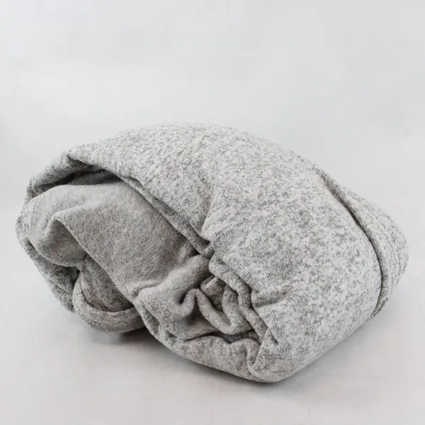 Kawa Home Heather Gray Knit Blanket 88"x94"