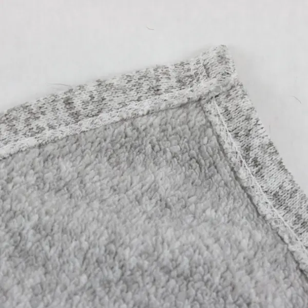 Kawa Home Heather Gray Knit Blanket 88"x94"