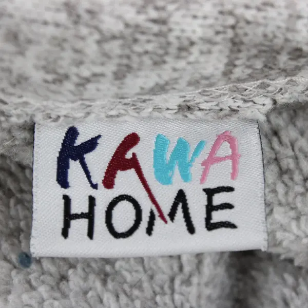 Kawa Home Heather Gray Knit Blanket 88"x94"