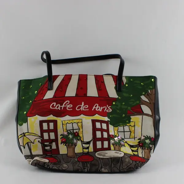 Target Cafe de Paris Multicolor Sequined Shoulder Bag Purse