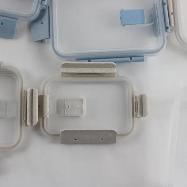 Set of 6 Translucent Plastic Food Storage Containers