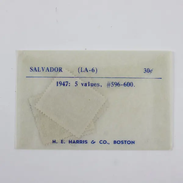 Lot Of 5 El Salvador Famous Men Stamps 1947 Used SC #596-600