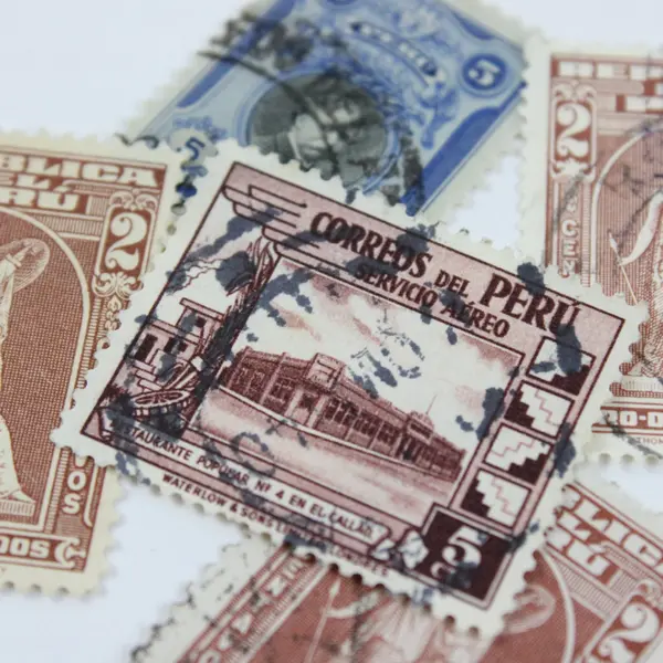 Lot Of 6 Peru Early 1900s Stamps Used