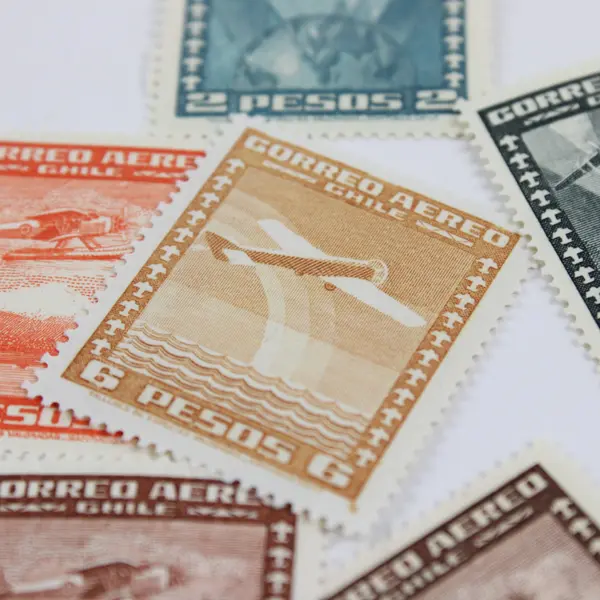 Lot Of 7 Chile Airmail Stamps SC #C39-45 Mint Never Hinged