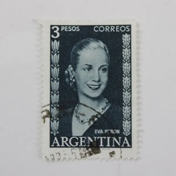Lot Of 5 Argentina 1952 Eva Peron Stamps Used