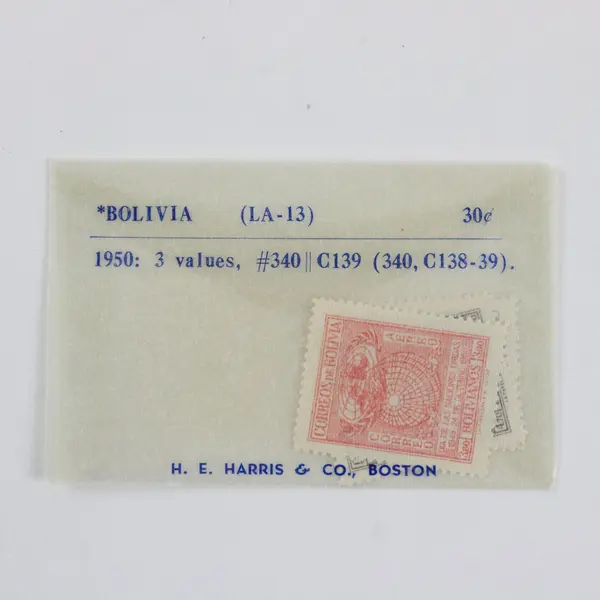 Lot Of 3 Bolivia 1950 United Nations Stamps SC #340 #C138-39 MNH