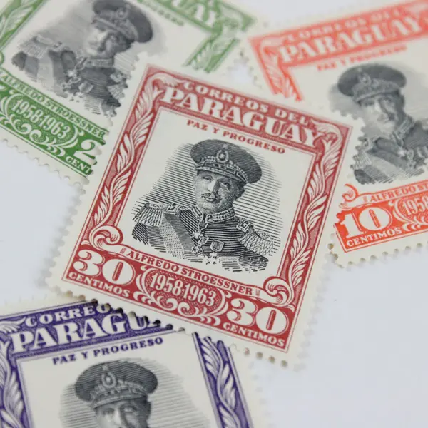 Lot Of 4 Paraguay 1958 Stroessner Stamps MNH OG SC #537-40