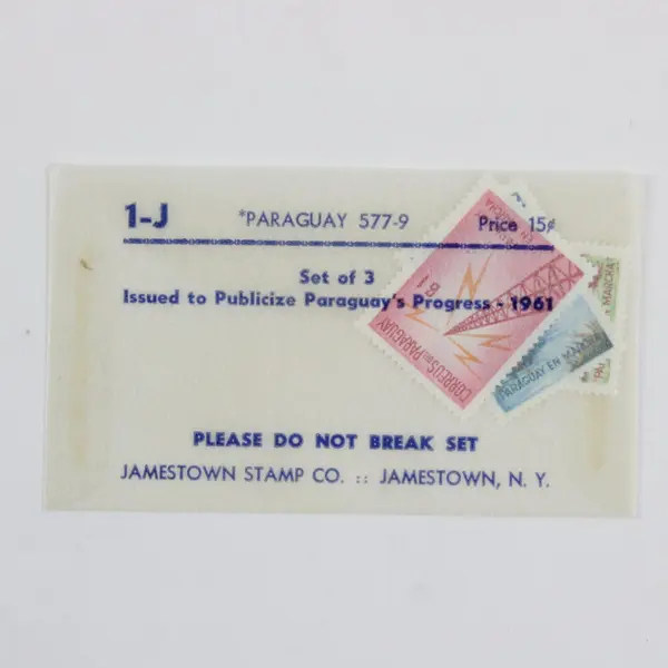 Set Of 3 Paraguay 1961 Progress Stamps SC #577-9 MNH OG