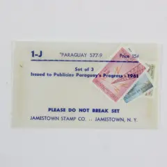 Set Of 3 Paraguay 1961 Progress Stamps SC #577-9 MNH OG