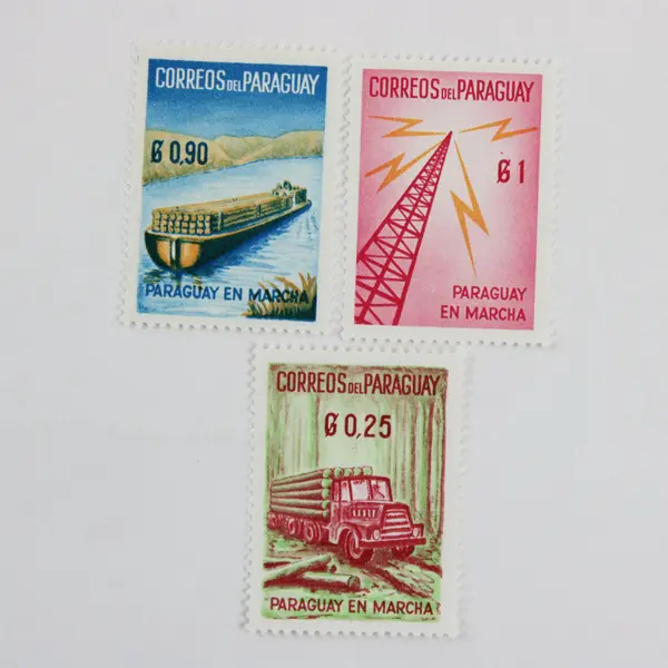Set Of 3 Paraguay 1961 Progress Stamps SC #577-9 MNH OG