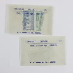 Lot of 2 Uruguay 1949 Labor Conference Used Stamps Scott #569-70