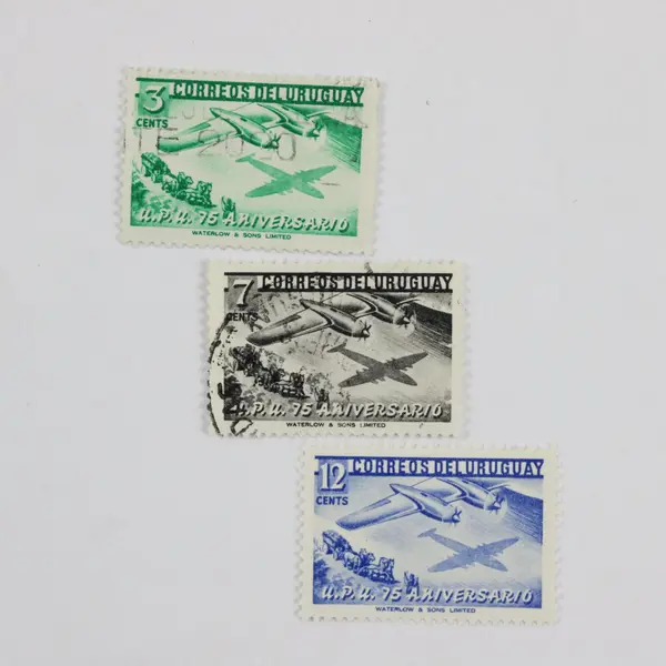Set Of 3 Uruguay 1952 Stamps SC #598-600 Used