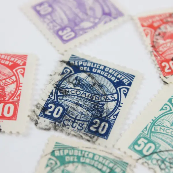 Lot Of 9 Uruguay Ships And Trains Stamps 1938-39 Used