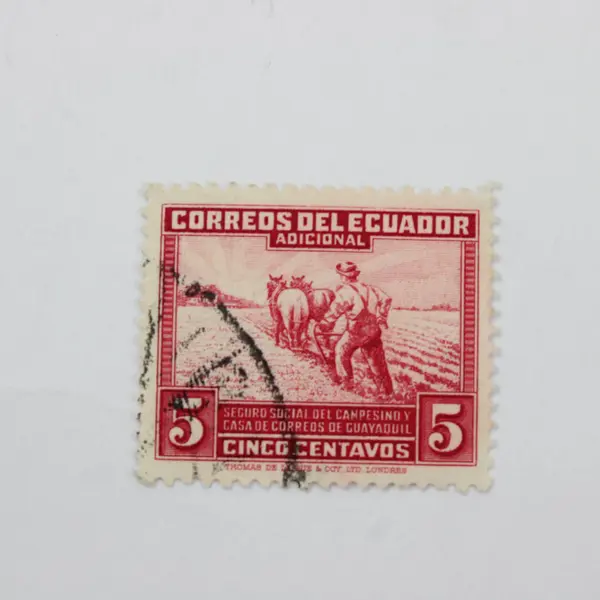 Lot of 9 Vintage 1950s Stamps Paraguay Ecuador Mixed Used Mint Hinged