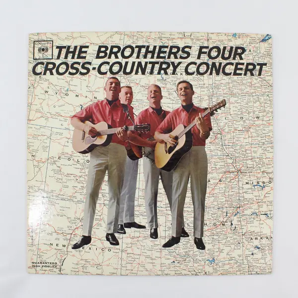 The Brothers Four Cross-Country Concert Mono CL 1946 Columbia LP