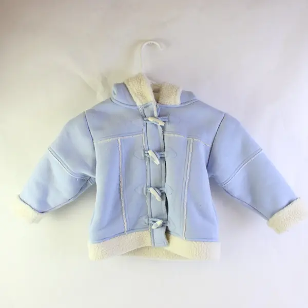 Glacier's Edge Girls Blue Sherpa Lined Winter Jacket 4T 