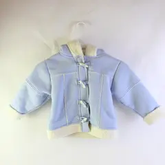 Glacier's Edge Girls Blue Sherpa Lined Winter Jacket 4T 