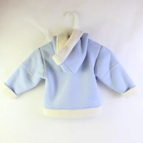 Glacier's Edge Girls Blue Sherpa Lined Winter Jacket 4T 