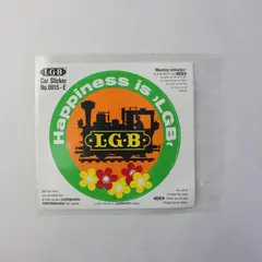 Lehmann Gross Bahn Happiness is LGB Car Sticker No.0015-E 5.5"
