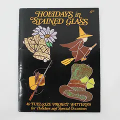 Vintage Holidays in Stained Glass Project Patterns Booklet 1978, #130830