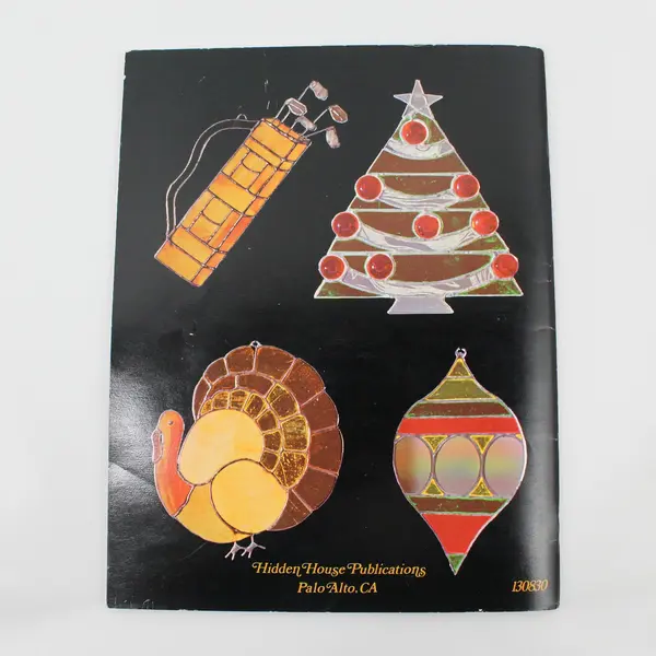 Vintage Holidays in Stained Glass Project Patterns Booklet 1978, #130830