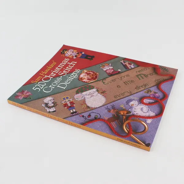 Sam Hawkins 520 Christmas Cross-Stitch Designs 1998 Paperback