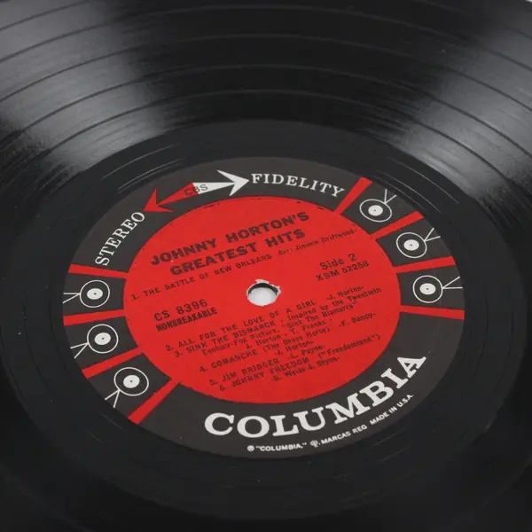 Johnny Horton's Greatest Hits 12" Vinyl Record