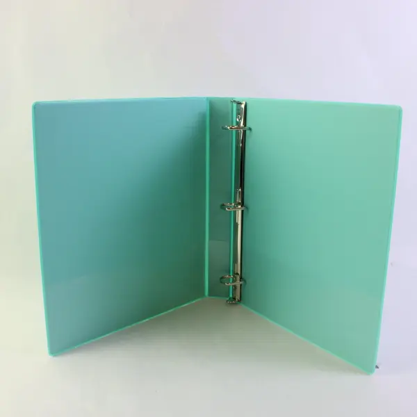 Avery Lot of 2 3-Ring Binders Purple Sparkly Silver Turquoise
