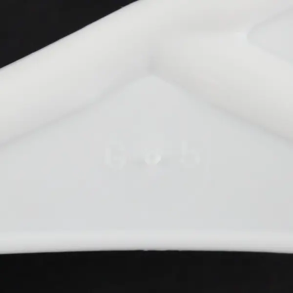 Lot of 10 White Plastic Clothes Hangers Tops and Pants
