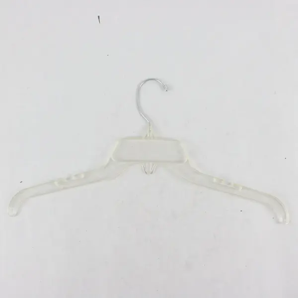 Mixed Lot of 10 Clear Plastic Retail Clothes Hangers