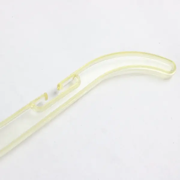 Mixed Lot of 10 Clear Plastic Retail Clothes Hangers