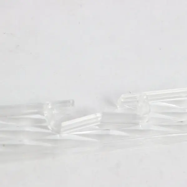 Mixed Lot of 10 Clear Plastic Retail Clothes Hangers for Shirts