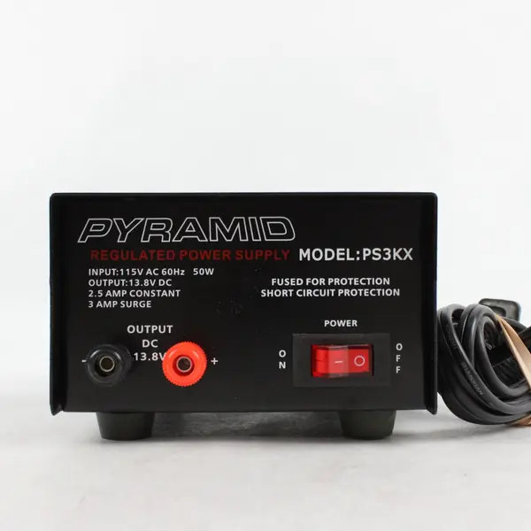 Pyramid Regulated Power Supply Model PS3KX UNTESTED