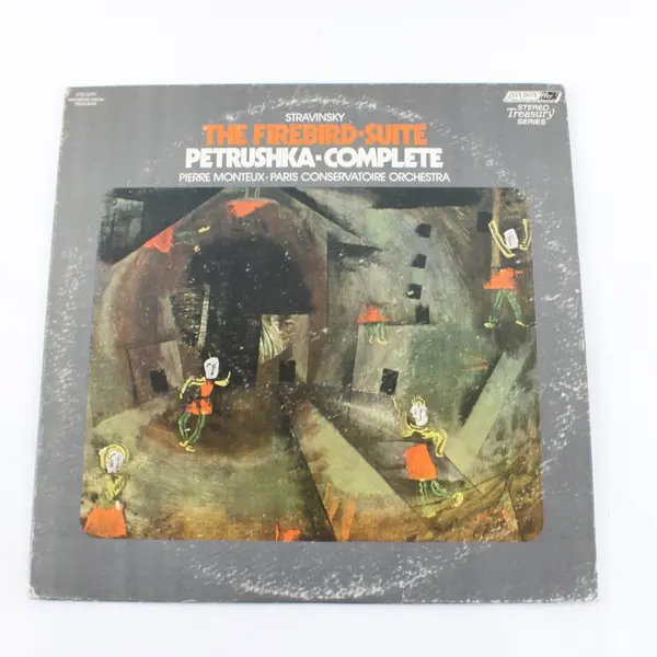 Stravinsky Firebird Suite Petrushka Pierre Monteux Paris Conservatoire 12in LP