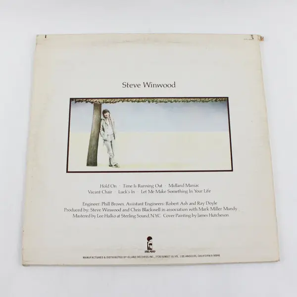 Steve Winwood Self-Titled 12" Vinyl LP Island Records ILPS-9494
