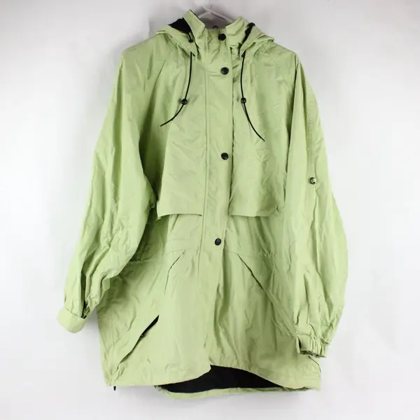 Pacific Trail Women's Approx 2X Light Green Waterproof Vented Jacket Flaws