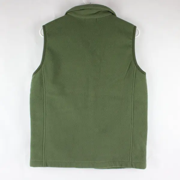 Great Northwest Army Green Fleece Zip-Up Vest Men's Small
