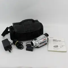 Sony DCR-TRV27 MiniDV Camcorder Bundle Charger Bag Manual Batteries Untested