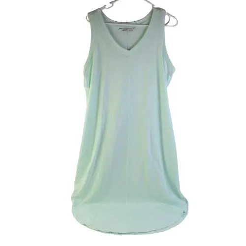 Sonoma Sheer Seafoam Green Tank Midi Dress Women's Size Large