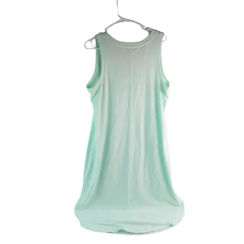 Sonoma Sheer Seafoam Green Tank Midi Dress Women's Size Large