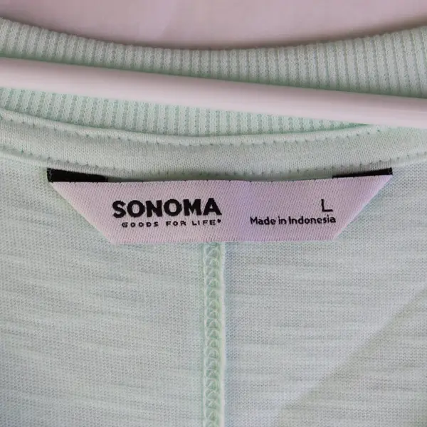 Sonoma Sheer Seafoam Green Tank Midi Dress Women's Size Large