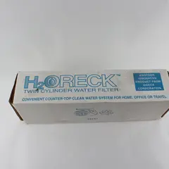 H2Oreck Twin Cylinder Water Filter New Home Kitchen Compact T-1000