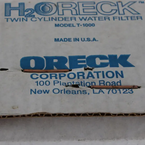 H2Oreck Twin Cylinder Water Filter New Home Kitchen Compact T-1000