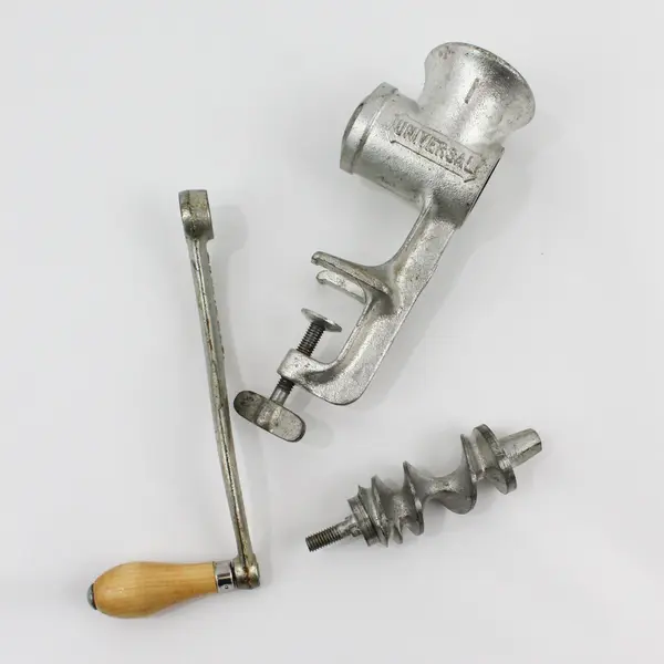  Universal No 1 Food Meat Chopper W/ Box And Attachments