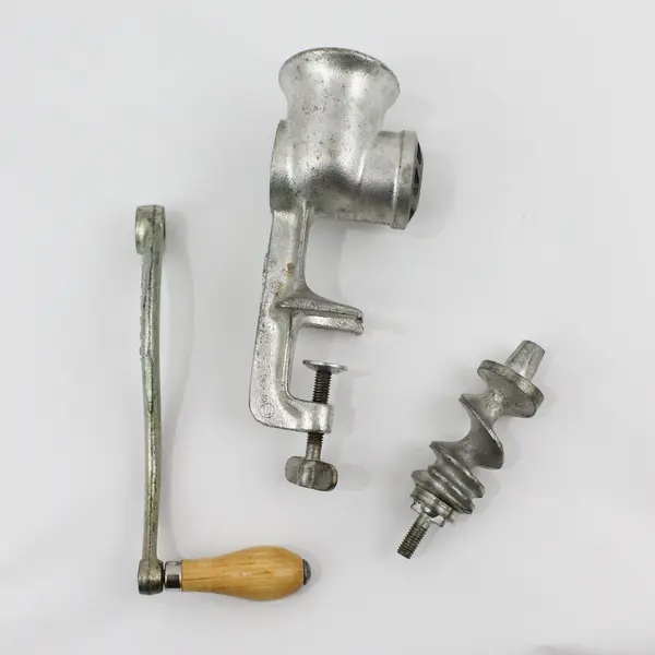  Universal No 1 Food Meat Chopper W/ Box And Attachments